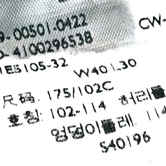 Levis 501 Levi Strauss Mens Blue Distressed Button Fly Straight Leg Jeans 40 x30 - Picture 16 of 16